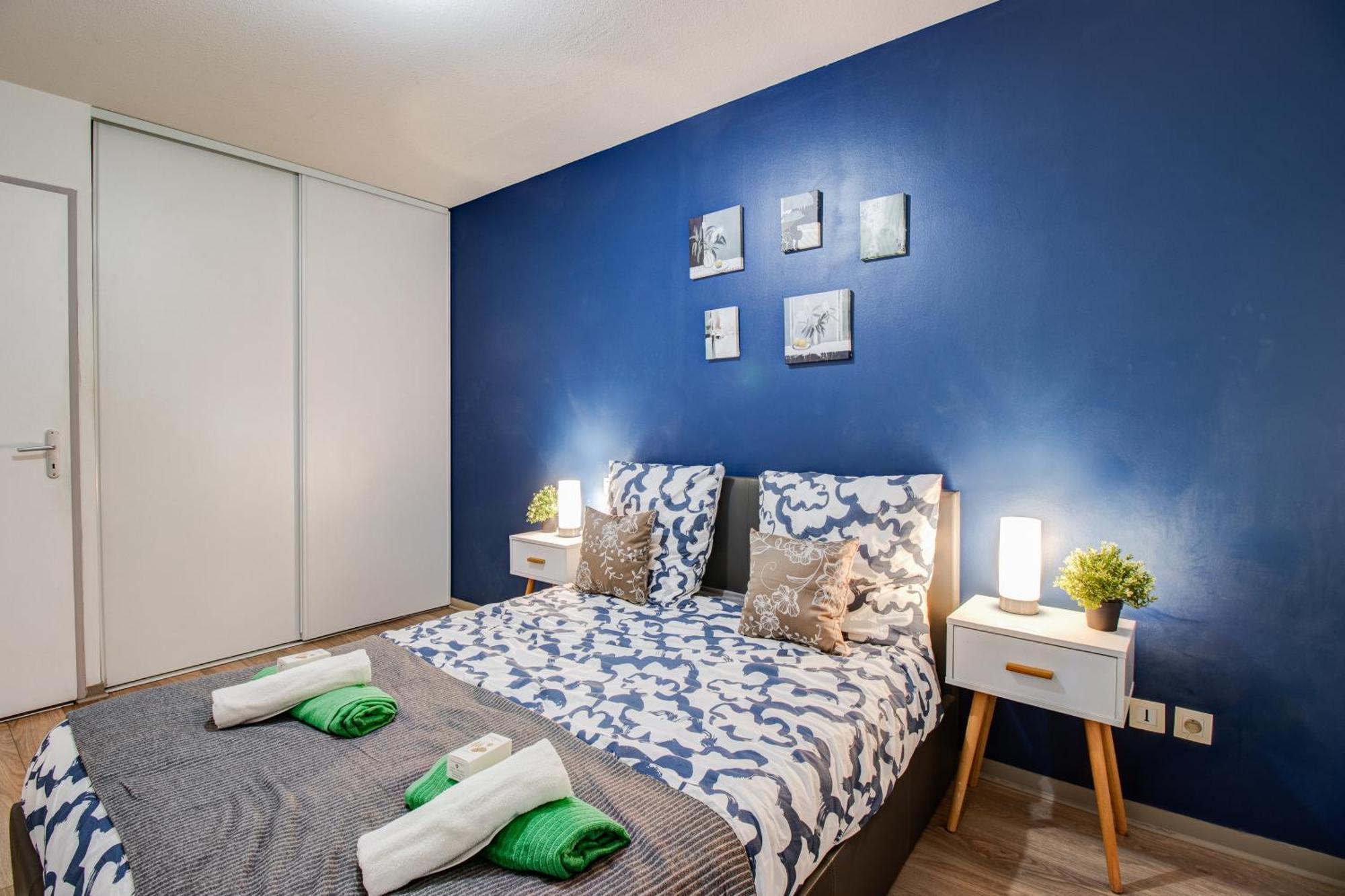 Le Reve Bleu - Joli T3 Lumineux Avec Balcon & Parking Gratuit - Centre * Toulouse